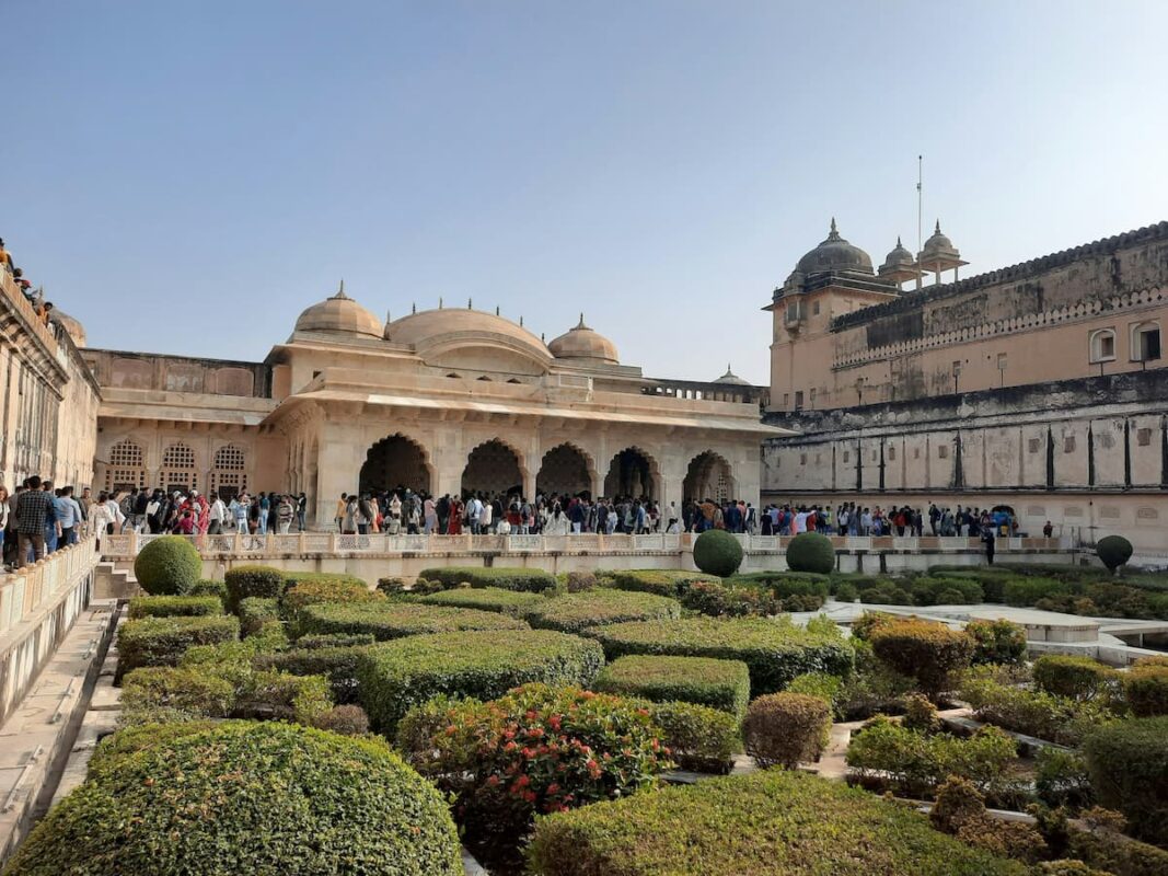City Palace Udaipur with lake view