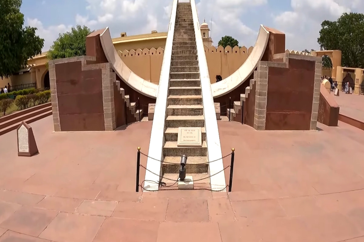 Ancient astronomical instruments at UNESCO-listed Jantar Mantar in Jaipur