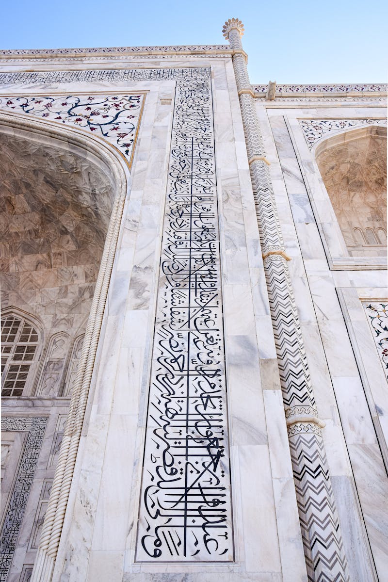 Collage or comparison of buildings inspired by the Taj Mahal in different countries